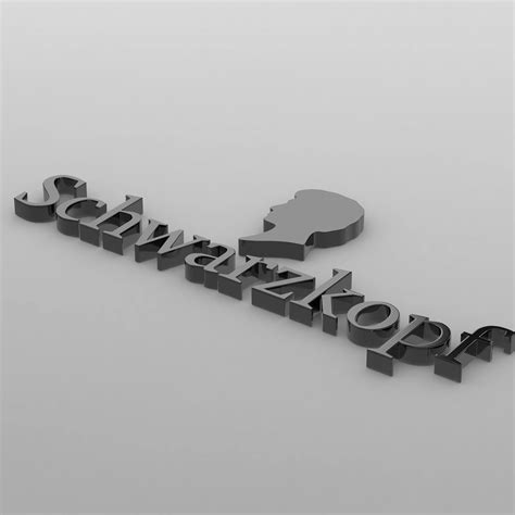 Schwarzkopf Logo - 3D Model by 3d_logoman