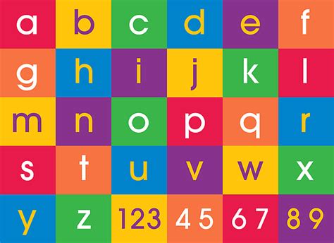 Alphabet Colors Greeting Card for Sale by Michael Tompsett