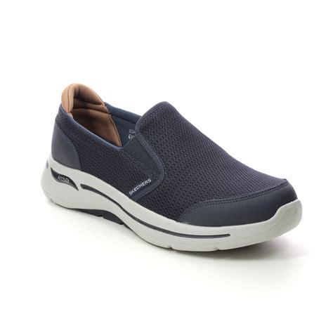 Skechers Arch Fit Slip On Mens NVY Navy Mens trainers 216264