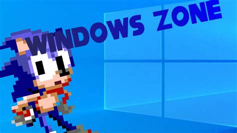 How to play sonic windows zone - vsacanadian