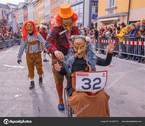 Villach Austria 2023 February Carnival Villach Fasching Participants Annual Parade – Stock ...