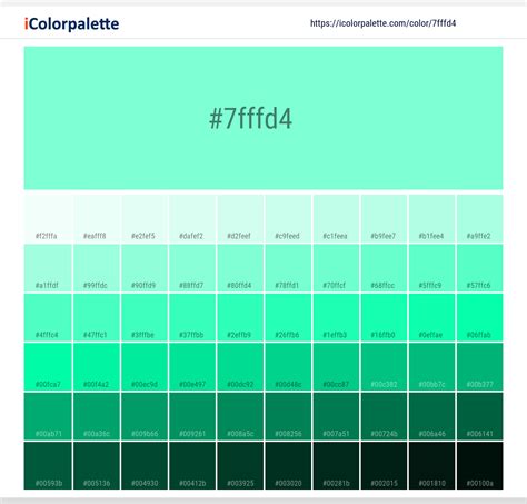 Aquamarine information | Hsl | Rgb | Pantone