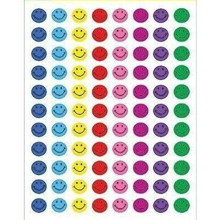 Smile Stickers | Teachers Bulk Pack Stickers | Mini Happy Face Stickers | 1056 Sticker Per Pack ...