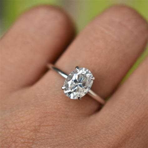 3.5ct Oval Moissanite Ring |South Africa |Moissanite By Design