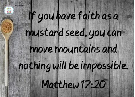 Have Faith as a Mustard Seed | Bible Fun For Kids