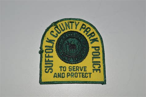 SUFFOLK COUNTY PARK POLICE PATCH - POLICE BADGE EU