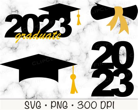 2023 Graduation Cap Tassel Certificate Bundle Cake Topper - Etsy