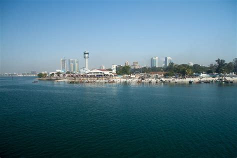 Dar Es Salaam Tanzania Skyline with Color Buildings Isolated on Stock ...