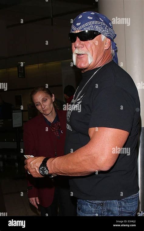 Hulk Hogan aka Terry Bollea at Los Angeles International airport ...