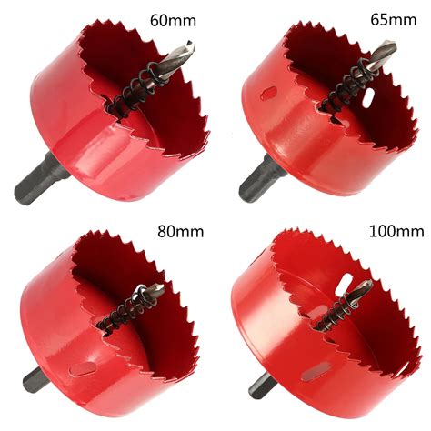 1 pc Drill Bit Hole Saw Cutter Power Tool Metal Holes Drilling Kit Carpentry Tools for Wood ...