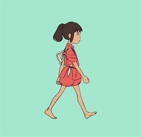 We LOVE Studio Ghibli | Animation reference, Animation sketches, Walking animation