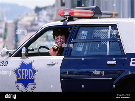 HOWDY DOODY driving San Francisco Police Department PATROL CAR SAN ...