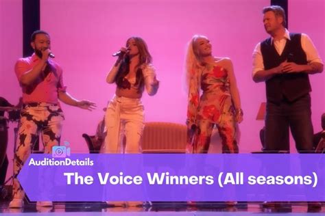 The Voice Winners (All Seasons 1 to 21)