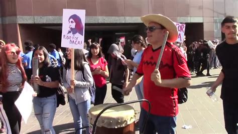 Throwback: Hundreds of students protest in Downtown Los Angeles to ...