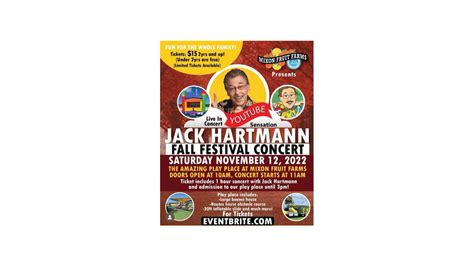 Things to Do in Bradenton: Jack Hartmann Fall Festival Concert