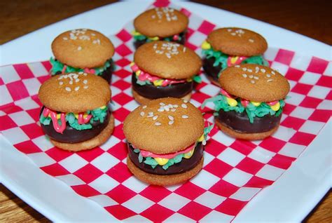 Hamburger Cookies | Cooking Mamas