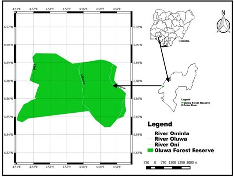 Map of Oluwa Forest Reserve | Download Scientific Diagram