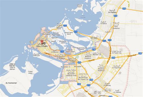 Abu Dhabi Map