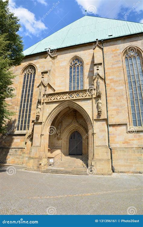 View of Erfurt Cathedral in the Historical City of ERFURT , Thuringia ...