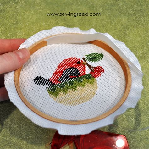 Sewingseed: Framing your needlework in a hoop