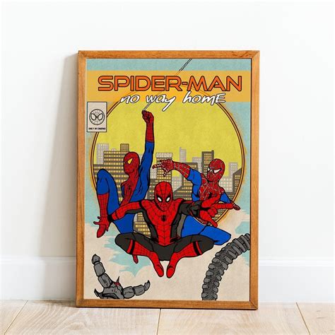 Spiderman Poster No Way Home Poster Marvel Poster Avengers - Etsy