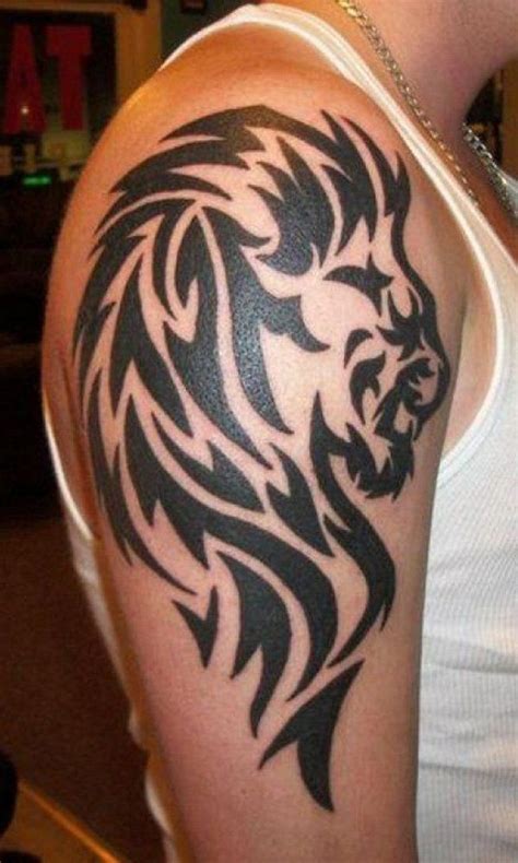 A Roar of Inspiration: 50 Examples of Lion Tattoo | Art and Design | Tribal tattoos for men ...