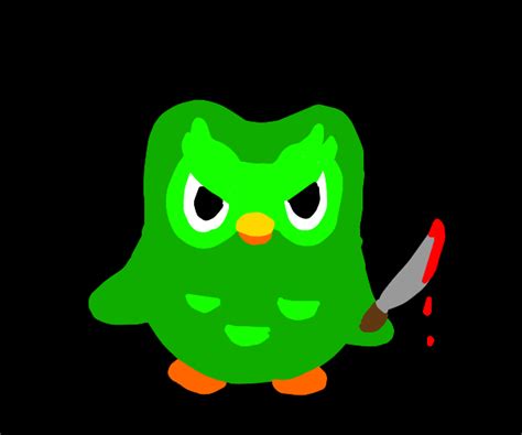 Scary duolingo owl - oseprofessor