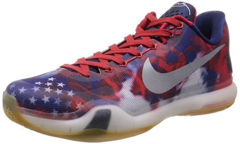 Nike - Nike Mens Kobe X Basketball Shoes Red White Blue - Walmart.com ...