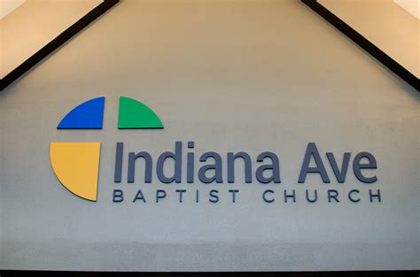 Indiana Avenue Baptist Church – Building Signage | | Hartsfield Design