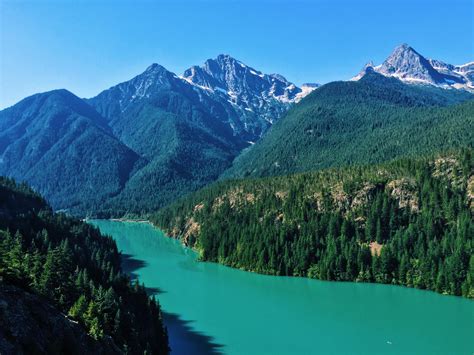 Diablo Lake, North Cascades National Park, WA [OC] [3264x2448] : EarthPorn