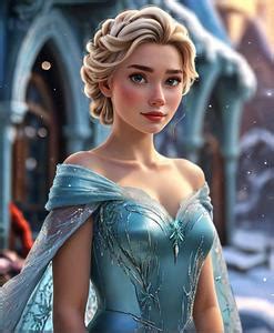 Elsa Frozen Dress Face Swap ID:2368006