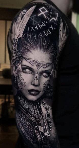 35 Amazing Valkyrie Tattoos That You Must See - Tattoo Me Now