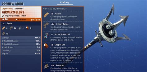 Fortnite Save The World Complete Weapons List Guide | Fortnite