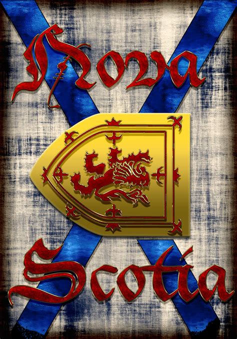 Nova Scotia Flag by JoshCurrie on DeviantArt