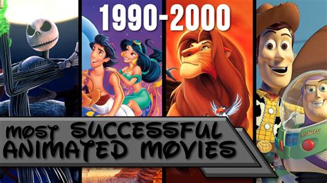 Most Successful Animated Movies 1990-2000 💰💵 - YouTube