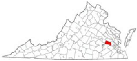 Map of Va: Charles City County