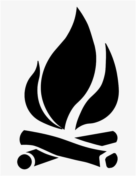 Bonfire Png - Camping Silhouette Clip Art - Free Transparent PNG Download - PNGkey