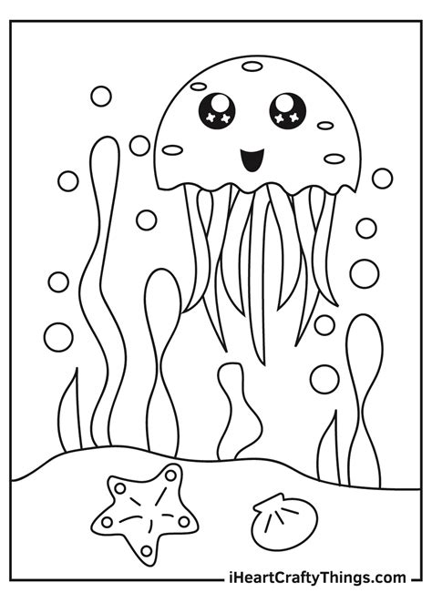 Jellyfish Coloring Pages To Print / Jellyfish Coloring Page Printable Coloringbay : Are there ...