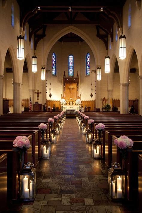 21 Stunning Church Wedding Aisle Decoration Ideas to Steal | WeddingInclude