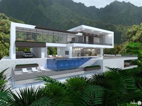 Modern architecture, PLANNER 5D | Casas de arquitetura moderna, Plantas ...