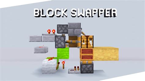 Cara Membuat Block Swapper - Minecraft Indonesia - YouTube