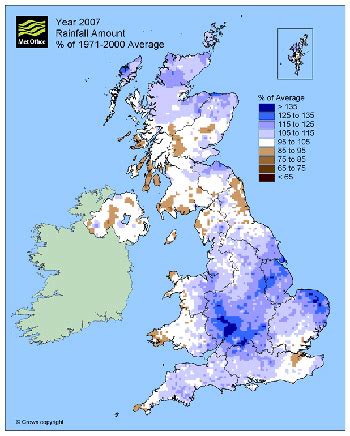 UK rainfall maps show a decade of extremes - Farmers Weekly