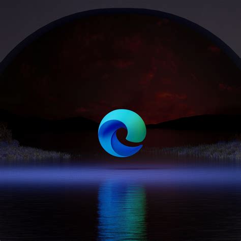 Microsoft Edge Wallpaper 4K, Night, Surreal, Landscape