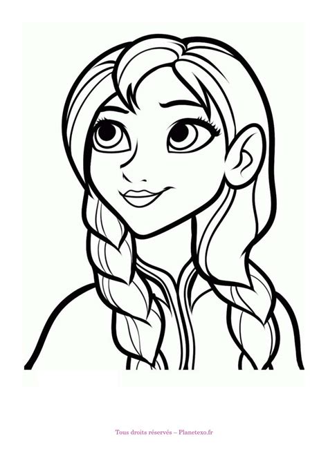 Dessin Reine Des Neiges Anna - Dessin Et Coloriage pour Dessin Animé Reine Des Neiges Gratuit ...