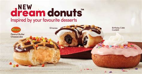 Tim Hortons Adds New Dream Donuts To Its Menu