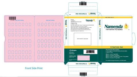 Namenda - FDA prescribing information, side effects and uses