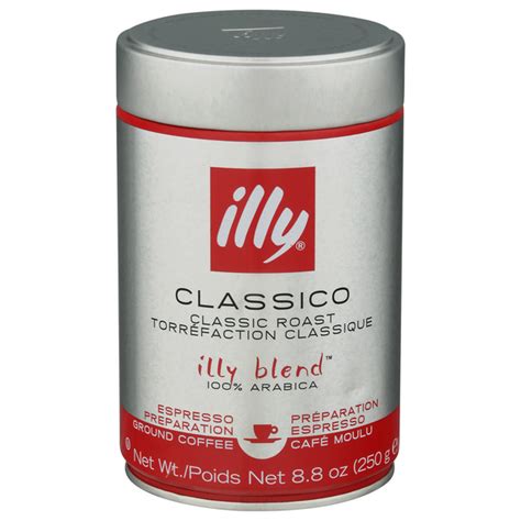 Save on Illy Espresso Coffee for Espresso Machines Medium Roast (Ground ...