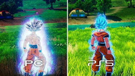 Dragon Ball Z: Kakarot - PC vs PS5 Graphics Comparison (4K 60fps) - YouTube