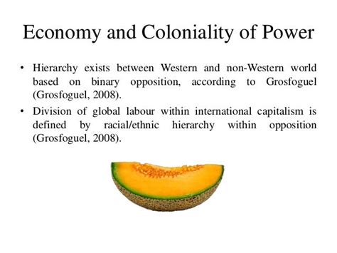 Coloniality of power and power matrix