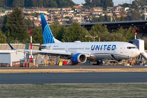 United Airlines' 1st Boeing 737 MAX 10 Is Spotted In Seattle